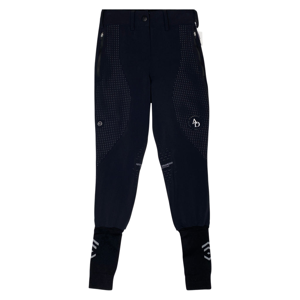 Aztec Diamond 'AD' Performance Breeches in Black - Women's UK 10 (US 26)