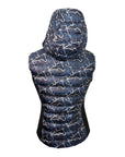 Equiline 'Juma' Vest in Blue and Black w/ Horses