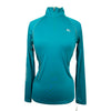 Kingsland 1/2 Zip L/S Training Shirt in Teal