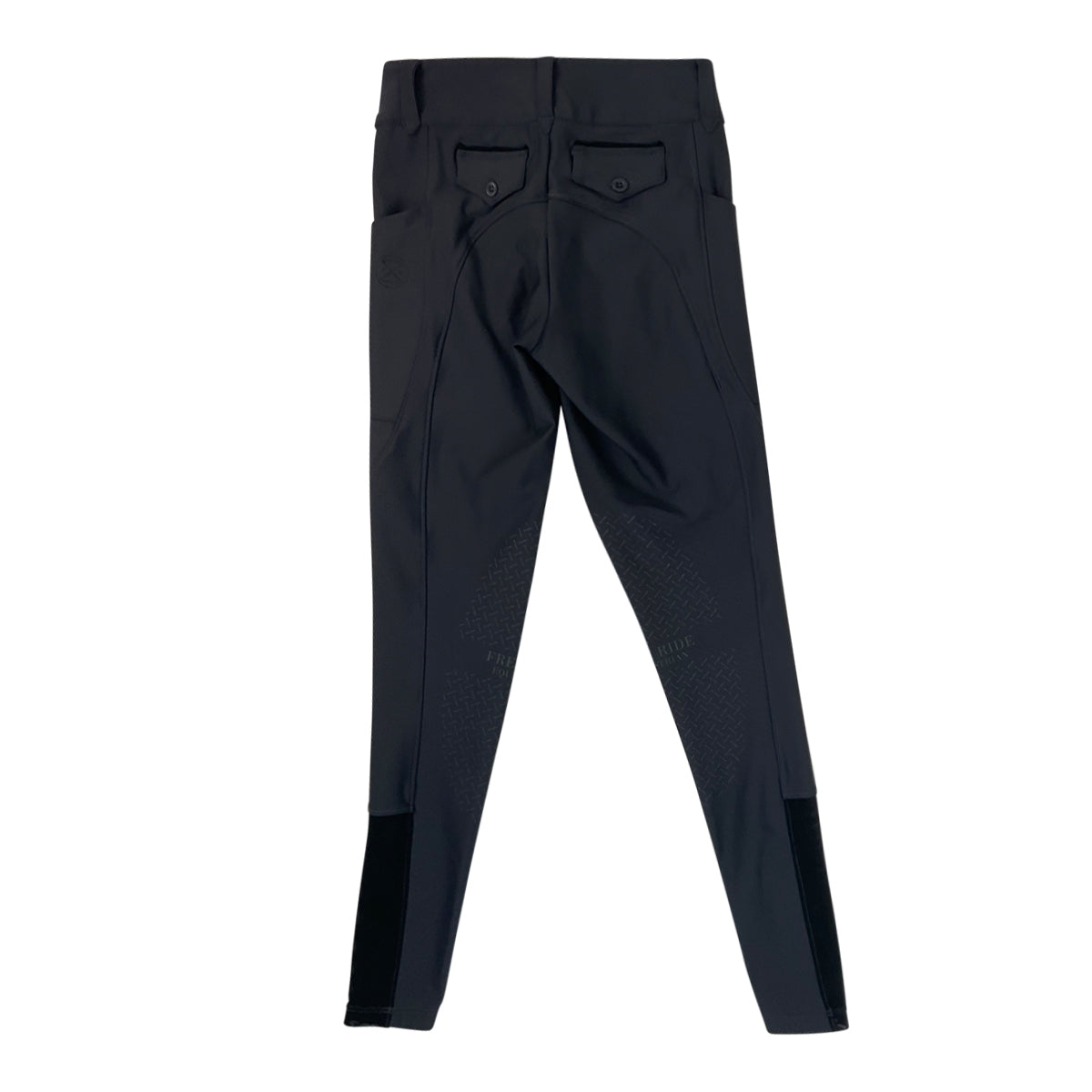 Free Ride Equestrian 'Lux' Knee Grip Breech in Charcoal
