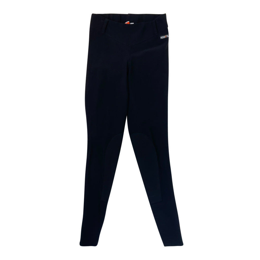 Kerrits Microcord Knee Patch Tights in Black