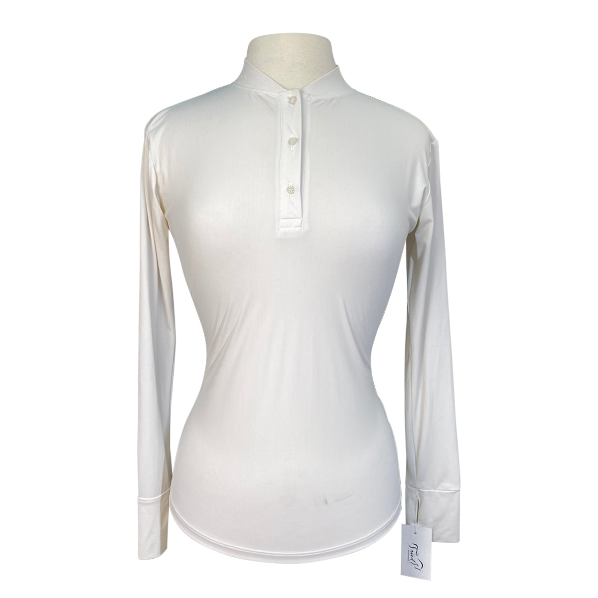 Kismet Long Sleeve Show Shirt in White