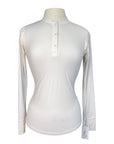Kismet Long Sleeve Show Shirt in White