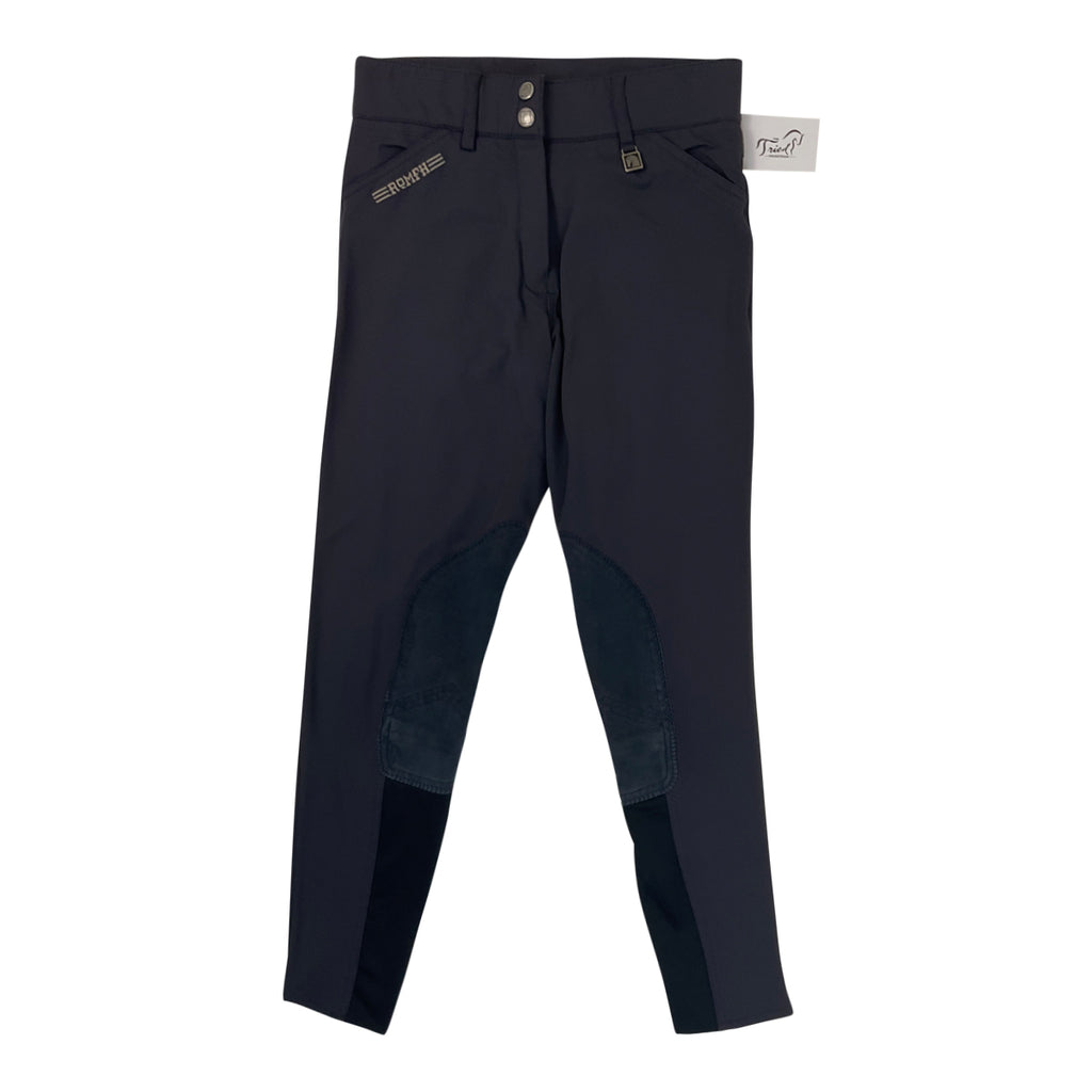Romfh 'Sarafina' Knee Patch Breeches in Navy 