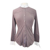 Animo 'Topline' Long Sleeve Show Shirt in Taupe