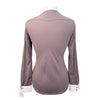 Animo 'Topline' Long Sleeve Show Shirt in Taupe