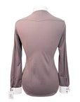 Animo 'Topline' Long Sleeve Show Shirt in Taupe