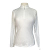 Free Ride Equestrian 'Sara' Sun Shirt in White 