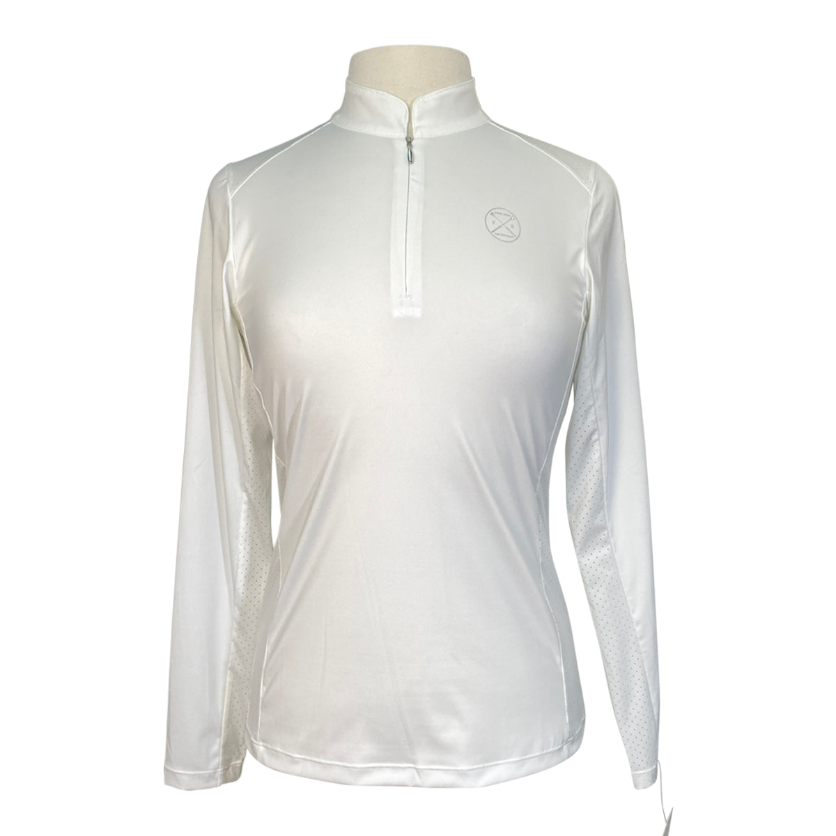 Free Ride Equestrian 'Sara' Sun Shirt in White 