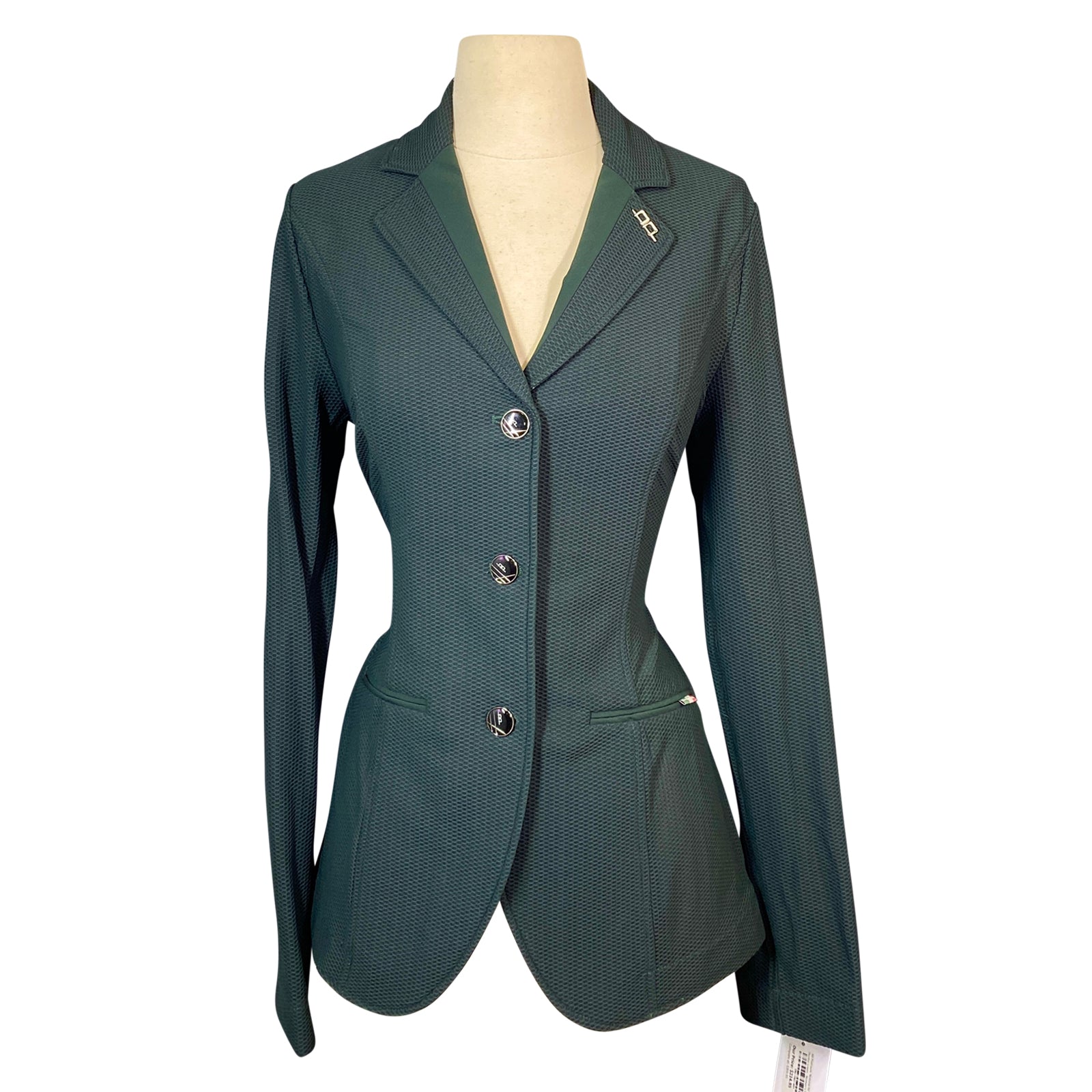 AA Platinum 'MotionLite' Show Coat in Hunter Green
