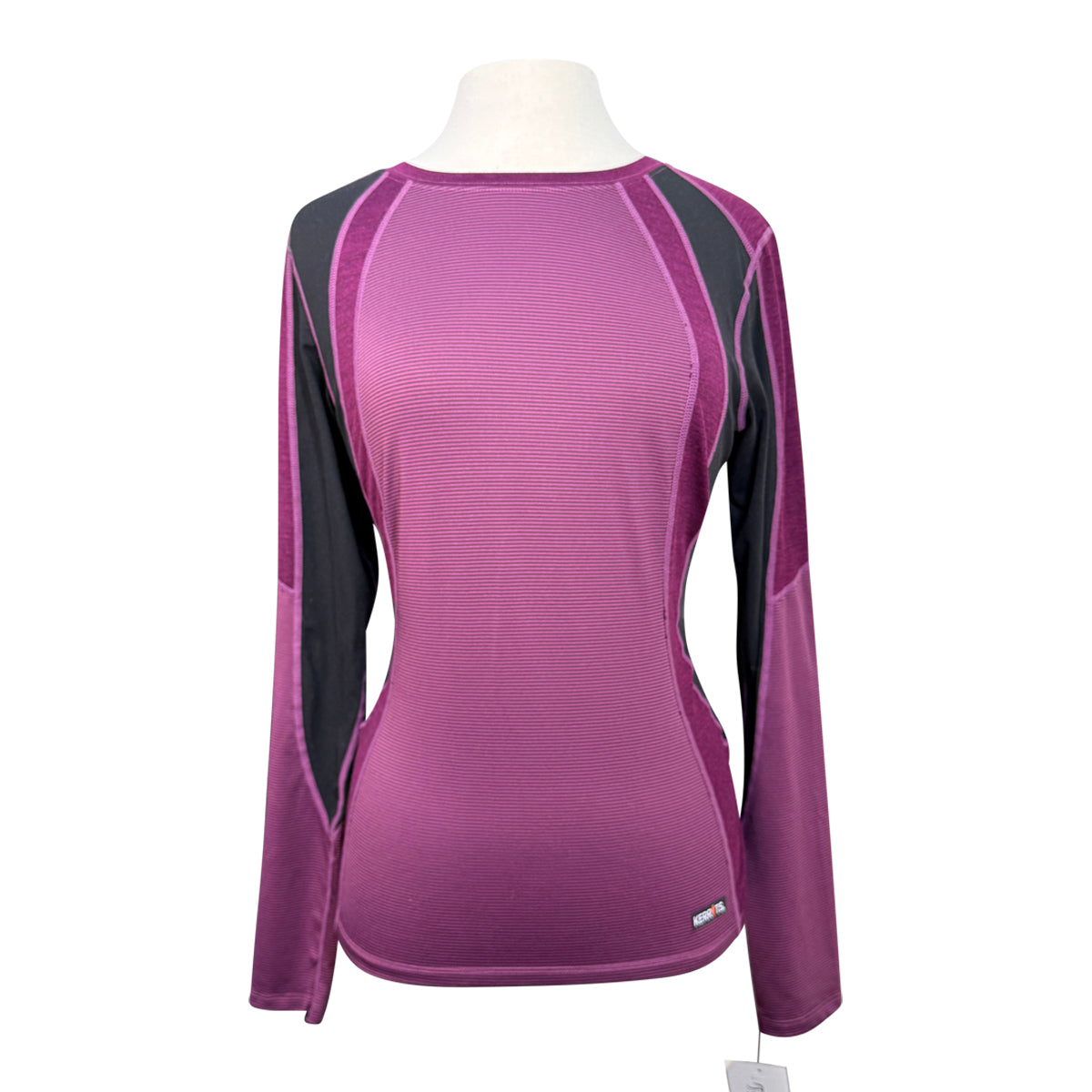 Kerrits Baselayer Top in Purple/Black
