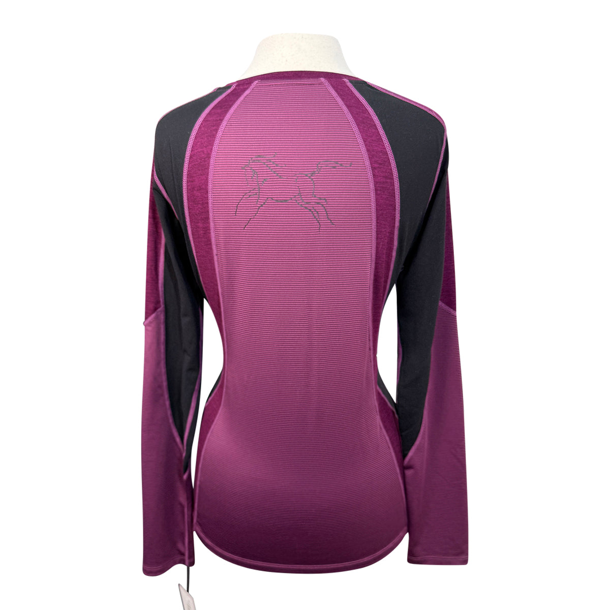 Kerrits Baselayer Top in Purple/Black