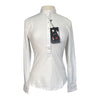 Horse Pilot 'Aerolight' Long Sleeve Show Shirt in White
