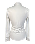 Horse Pilot 'Aerolight' Long Sleeve Show Shirt in White