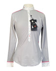 Horse Pilot 'Aerolight' Long Sleeve Show Shirt in Grey