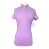 Equiline 'Gloryg' Short Sleeve Performance Polo in Amethyst