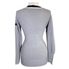 AA Platinum 'Vienna' V-Neck Sweater in Grey - Women's Large