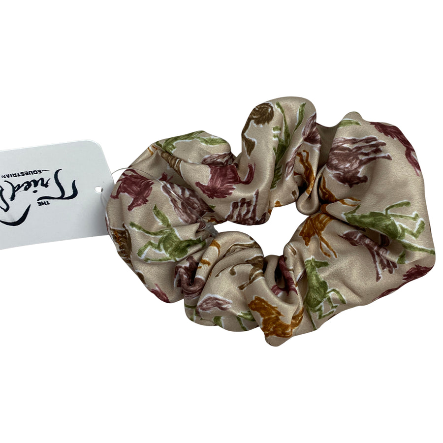 Spiced Equestrian 'Sketch' Scrunchie in Gemstones