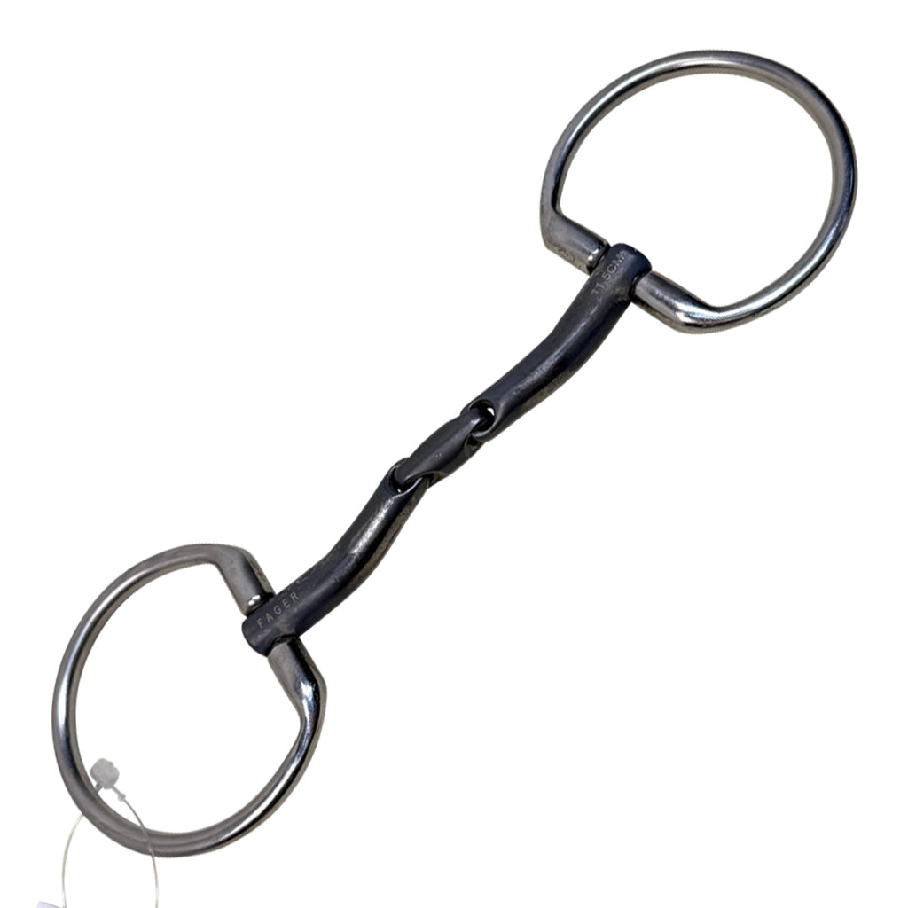 Fager 'Maria' Double Jointed Fixed Ring Bit in Titanium Steel