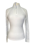 Harrison Howard Raglan Competition Shirt in White
