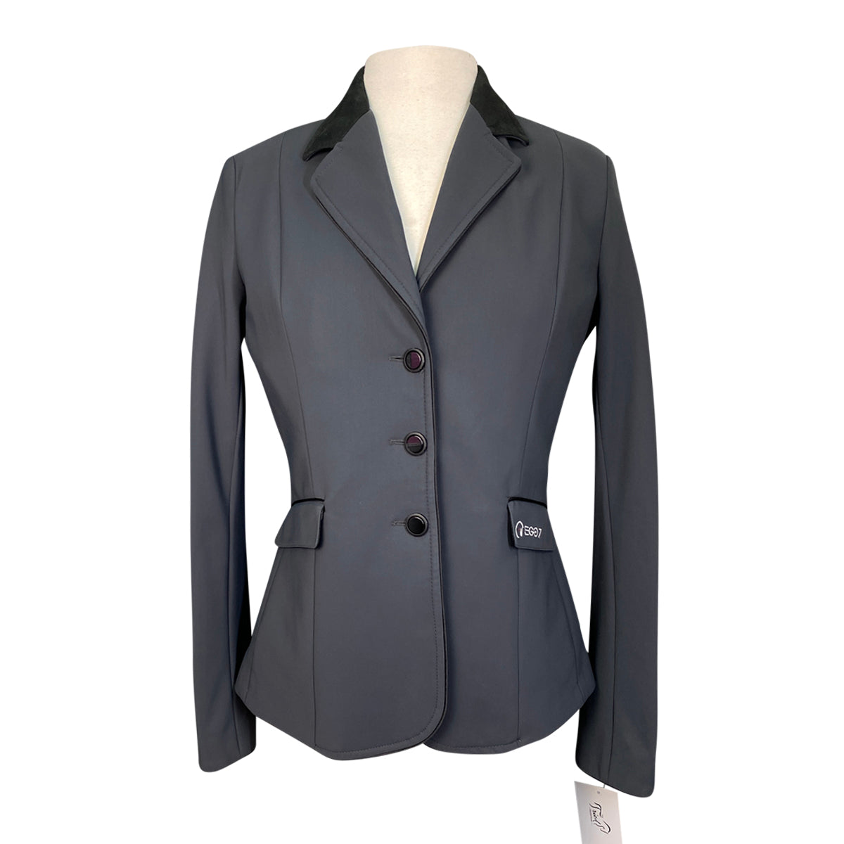 EGO7 'Elegance CL' Show Coat in Grey/Black