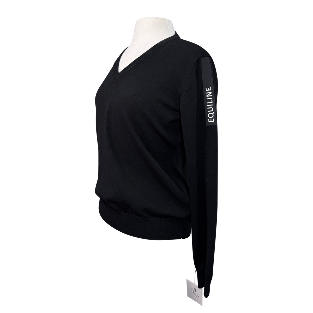 Equiline 'Cekil' Sweater in Black 