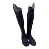 DeNiro Custom 'Salentino Sakara' Tall Dress Boots in Navy/Snake - Women's IT 37 (US 6.5 Tall/XXS)