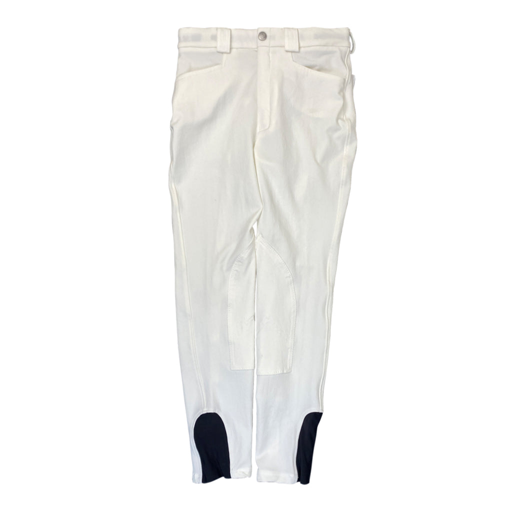 Kingsland Knee Patch Breeches in White