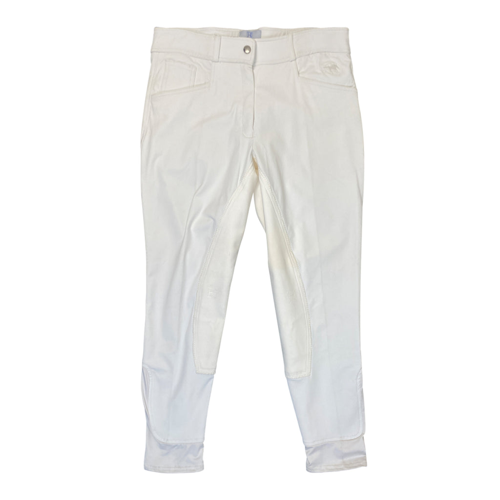 Hadley SmartPak Knee Pad Breeches in White - Women's 28R