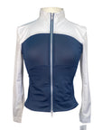 70° Air Flow Colorblock Mesh Jacket in White/Navy