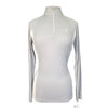 Ariat Tek Heat Series Long Sleeve Shirt in Grey/White