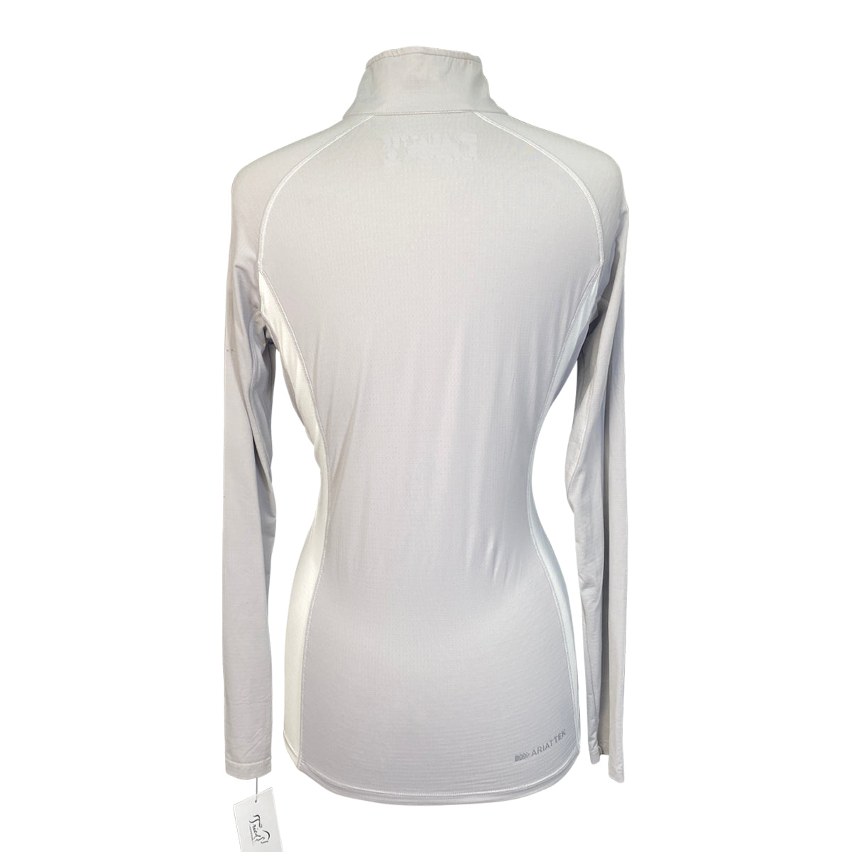 Ariat Tek Heat Series Long Sleeve Shirt in Grey/White