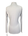 Ariat Tek Heat Series Long Sleeve Shirt in Grey/White