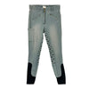 hahaWHATEVER Denim Full Seat Breeches in Light Denim Wash
