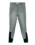 hahaWHATEVER Denim Full Seat Breeches in Light Denim Wash