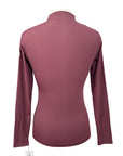 The Urban Strides 'Ribbed Mockneck' Shirt in Raisin 