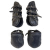 Equifit T-Boots Luxe Open Front Boots Set of 4 in Black