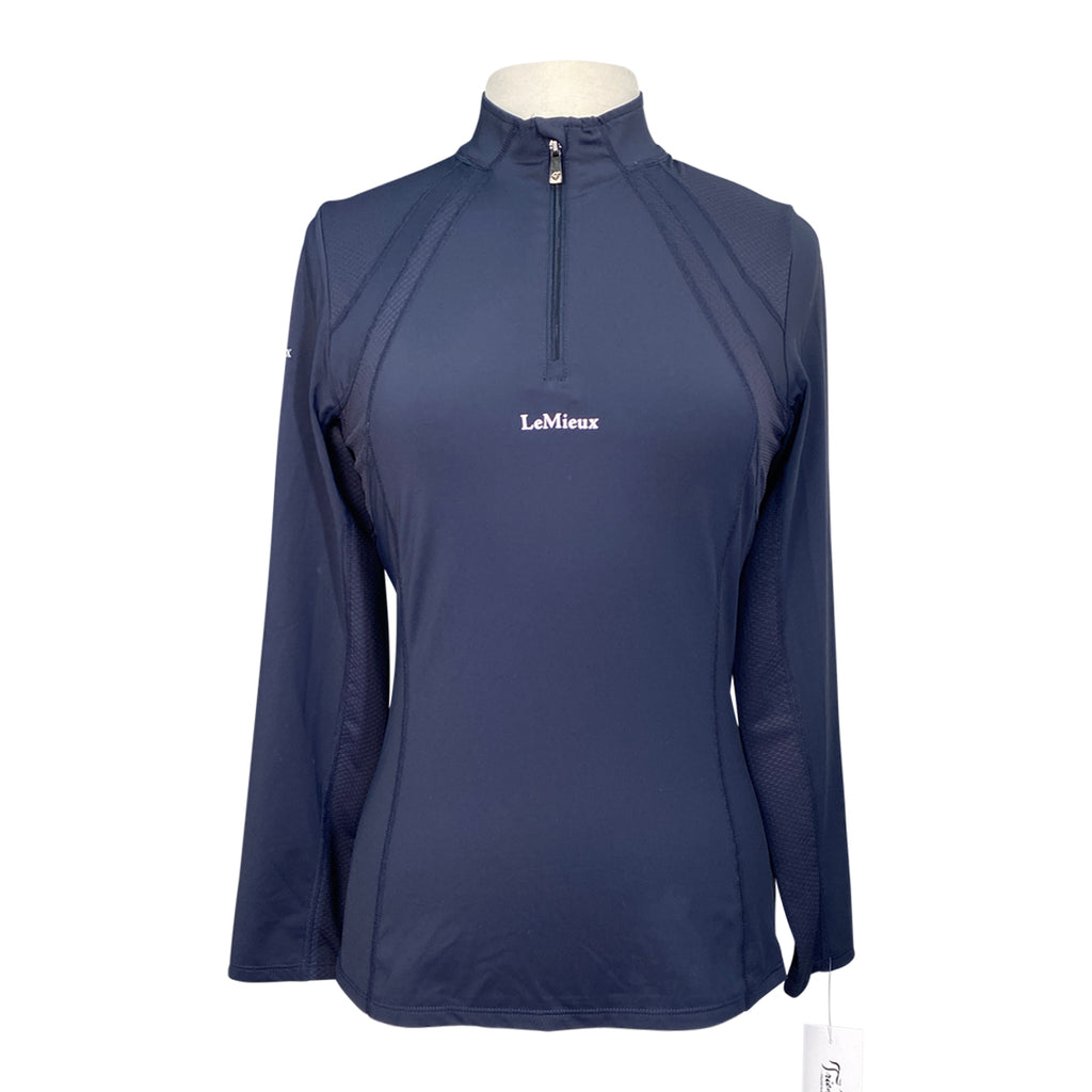 Lemieux 'Mia' Mesh Long Sleeve Baselayer in Navy - Women's Medium