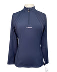 Lemieux 'Mia' Mesh Long Sleeve Baselayer in Navy - Women's Medium