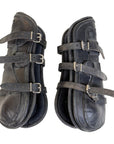 Equifit T-Boots Luxe Open Front Boots Set of 4 in Black