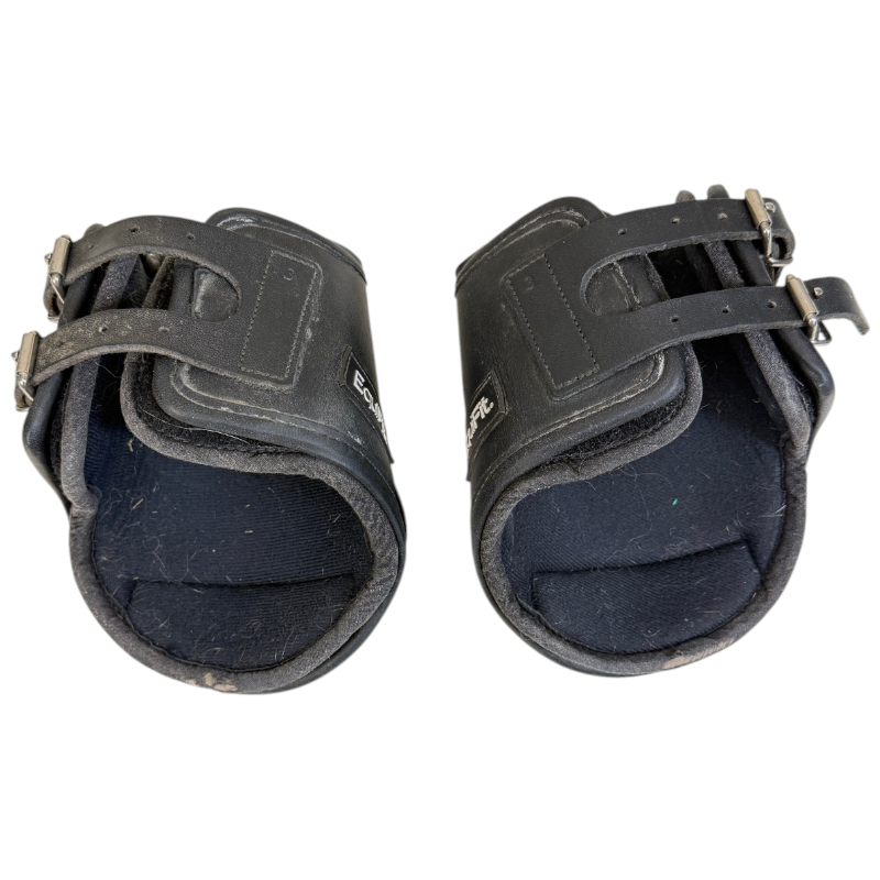 Equifit T-Boots Luxe Open Front Boots Set of 4 in Black