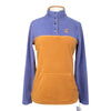 Dover Saddlery 'Riding Sport' Salem Fleece in Wisteria/Pumpkin