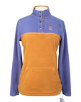 Dover Saddlery 'Riding Sport' Salem Fleece in Wisteria/Pumpkin