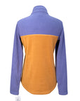 Dover Saddlery 'Riding Sport' Salem Fleece in Wisteria/Pumpkin