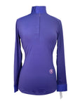 Essex Performance Show Shirt in Blue/Pink Stripe