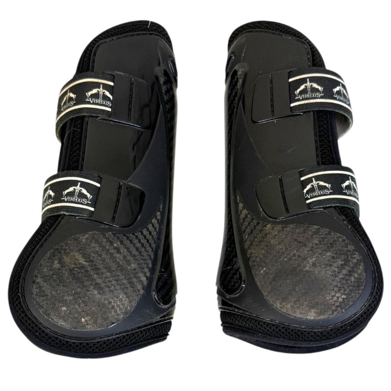Veredus Carbon Gel Vento Front Boots in Black
