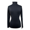 Euphoric Equestrian 'Otto' Long Sleeve Turtleneck Shirt in Black - Women's Small