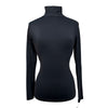 Euphoric Equestrian 'Otto' Long Sleeve Turtleneck Shirt in Black 