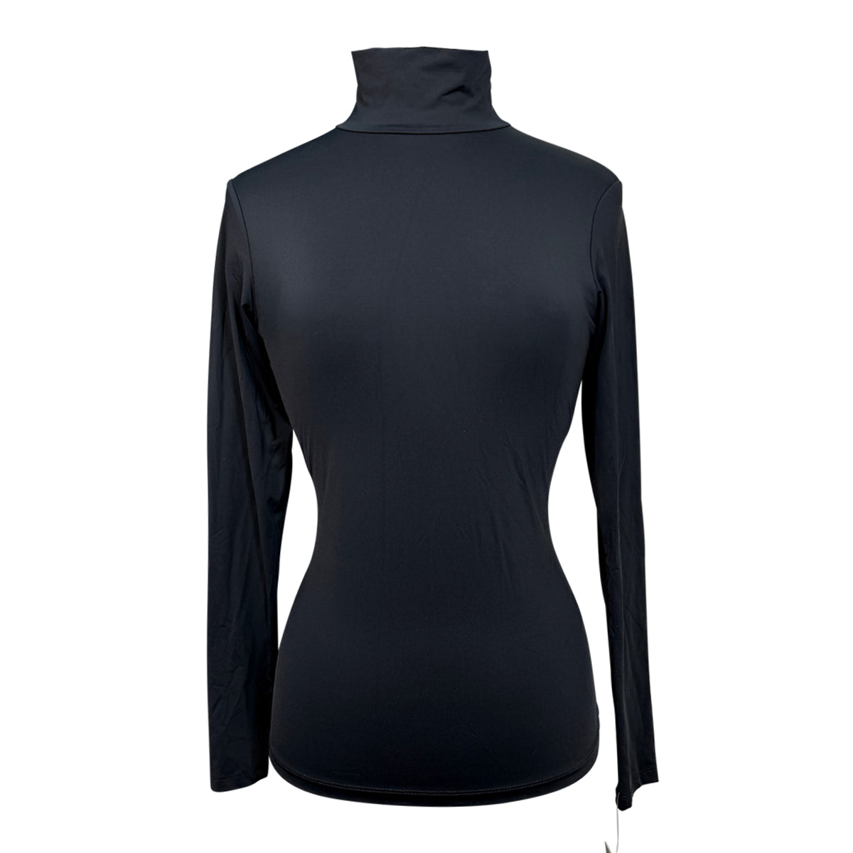 Euphoric Equestrian 'Otto' Long Sleeve Turtleneck Shirt in Black 