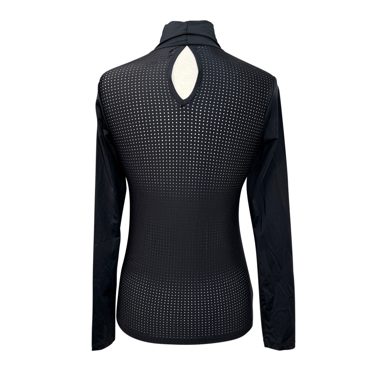 Euphoric Equestrian 'Otto' Long Sleeve Turtleneck Shirt in Black 